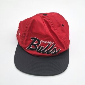 Mitchell & Ness Chicago Bulls Nostalgia NBA Nylon Camp Hat Adjustable Snapback.